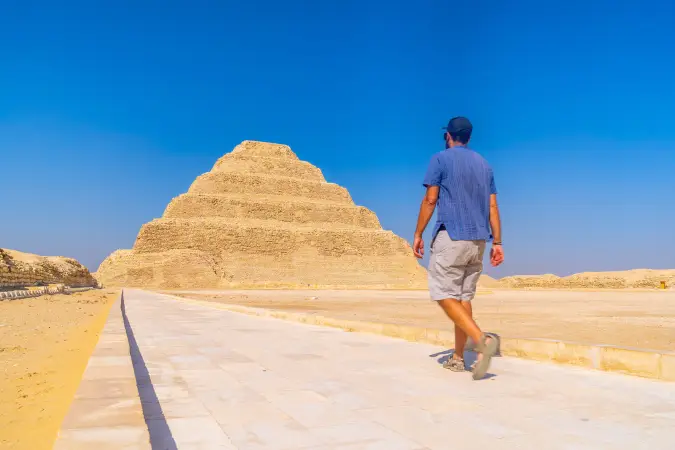 THE STEP PYRAMID OF DJOSER AND THE MUSEUM OF  IMHOTEP - 2