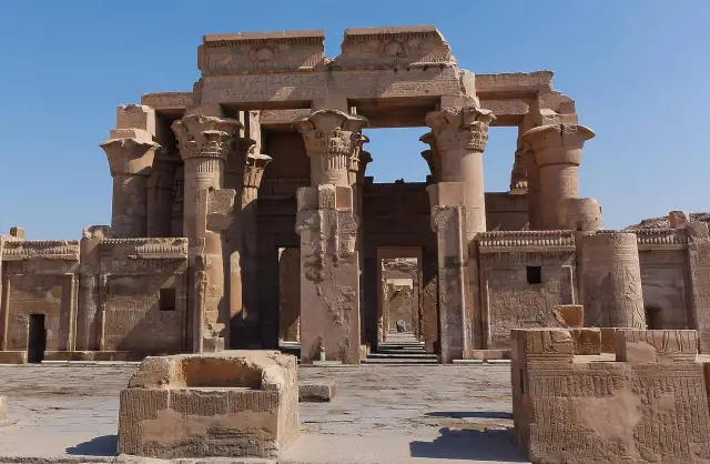 THE DOUBLE TEMPLE OF SOBEK AND HORUS AT KOM OMBO