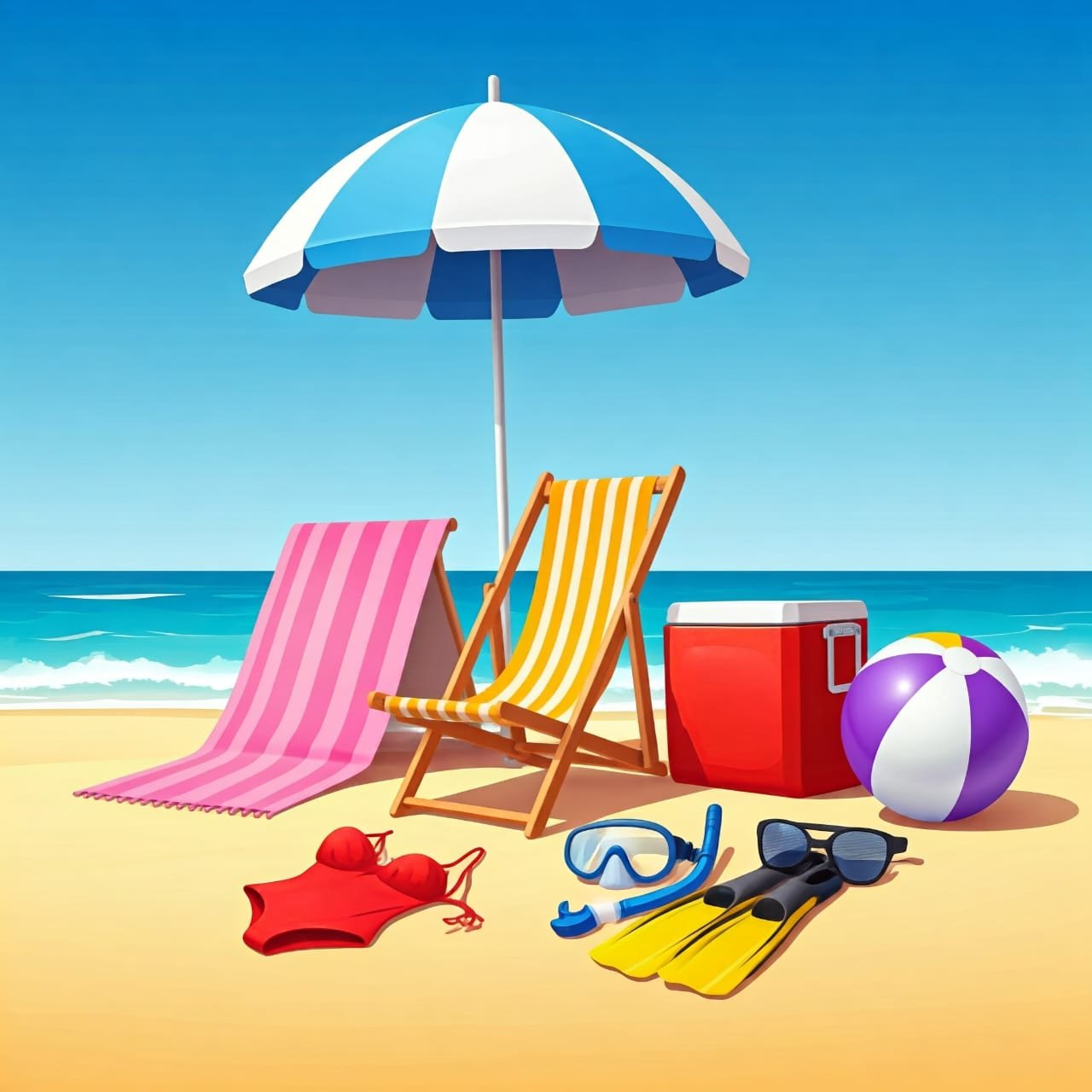 BEACH WEAR AND EQUIPMENT