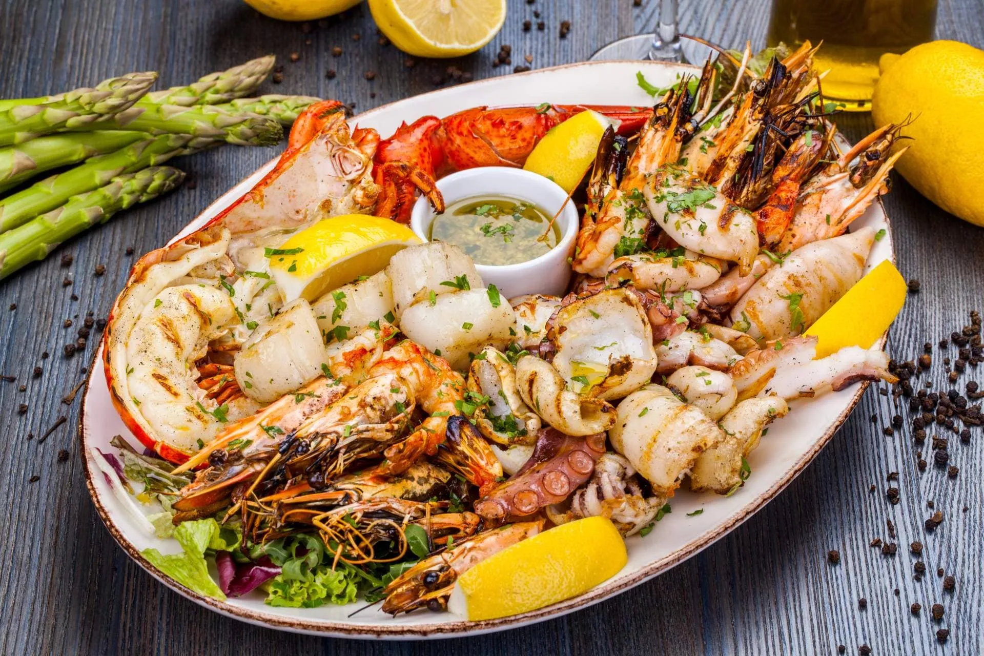 Seafood additions to lunch