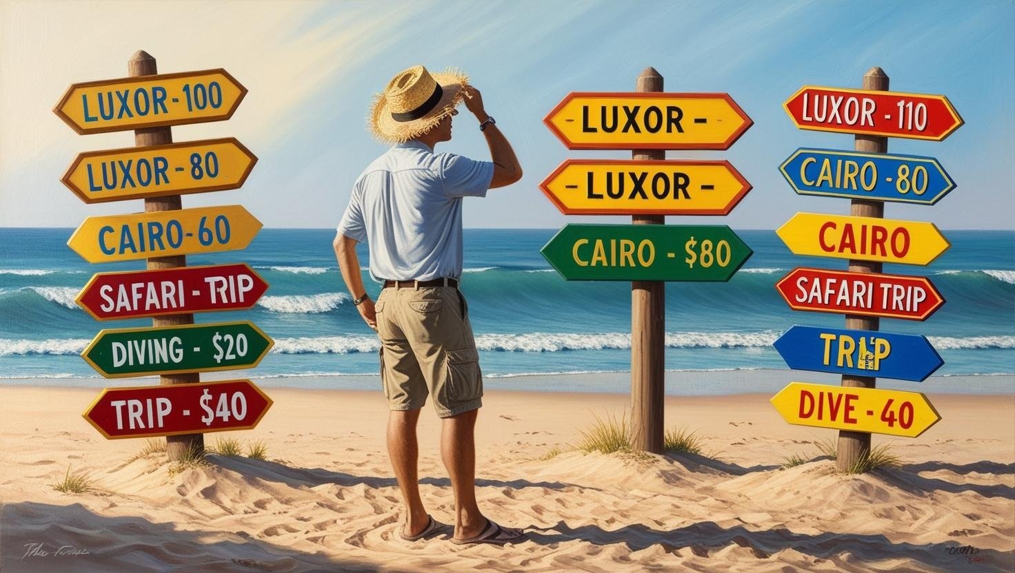 <p>Are tourists in Egypt obligated to purchase optional excursions from a specific provider?</p>