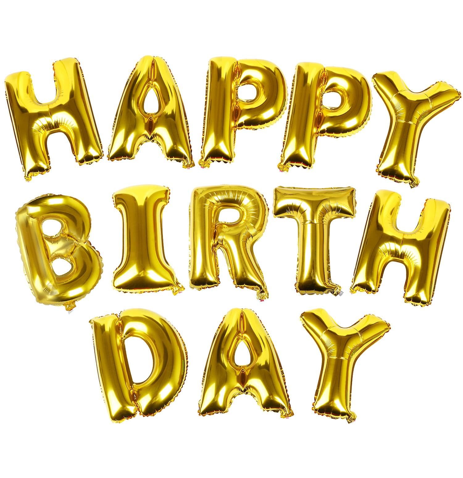 Foil balloons - HAPPY BIRTH DAY!